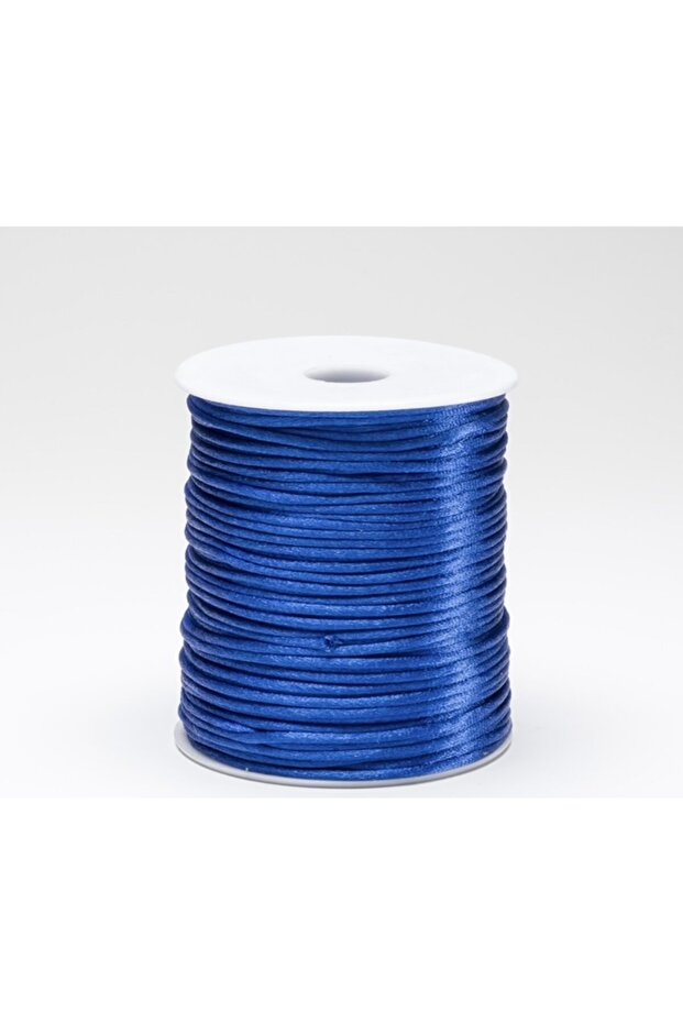 Satin -Flush Thread (Rat Tail) Cobalt Blue