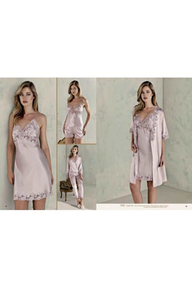 Women's Powder 6-Piece Nightgown Set T3076