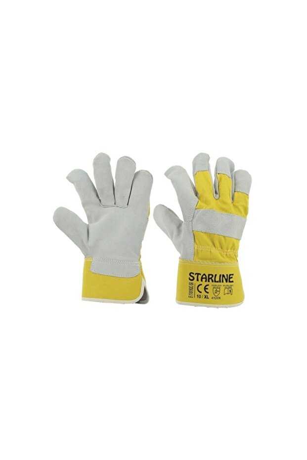 Deri Eldiven E-110192c-sr Yanmaz Kaynak Eldiveni 1 Çift - 1