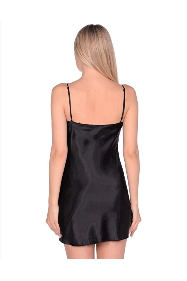 Ipek Saten Basic Gecelik - 2