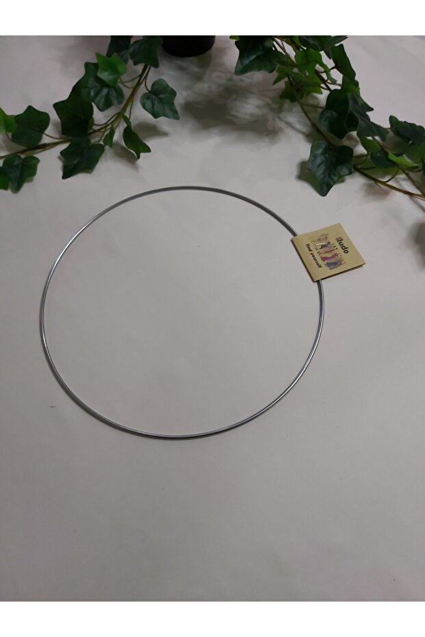 Metal Macrame Circle 30 Cm Galvanized Pulley Ring Dream Catcher