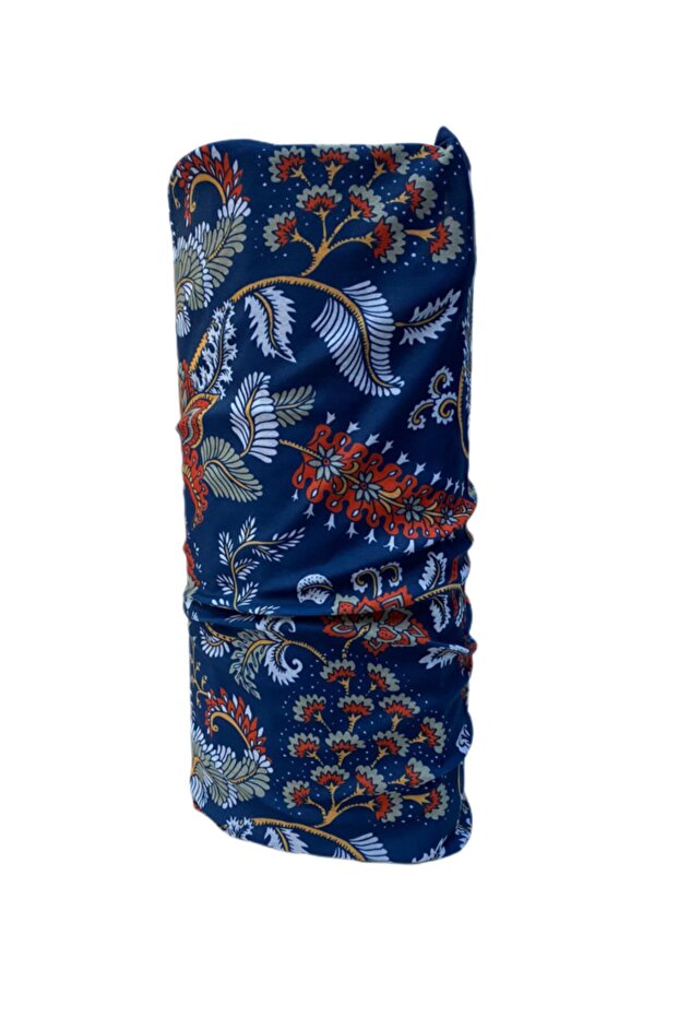 Unisex Colorful Flower Pattern Neck Bandana - Biker Snow Mask-Neck Collar-buff-baff