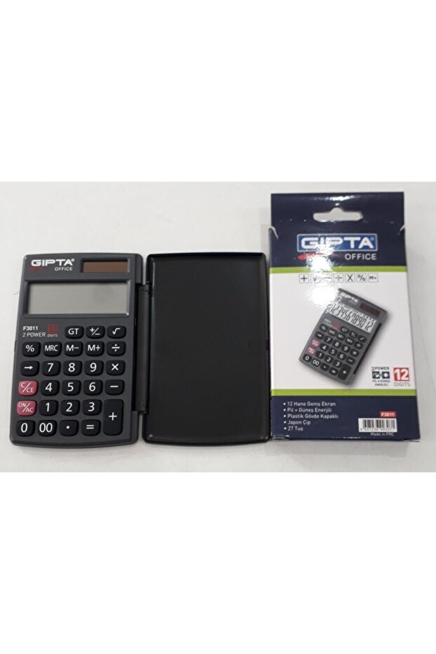 Hesap Makinası 12 Hane Cep Tipi - 1