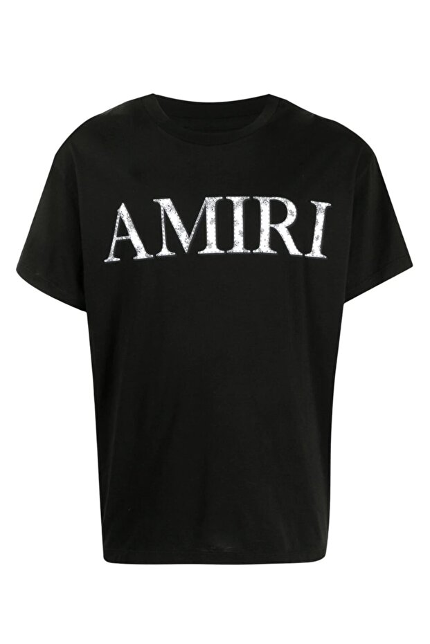 Unisex Black Bandana Print Black Regular Fit T-shirt