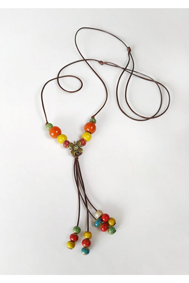 قلادة سيراميك مصنوعة يدوياً حسب الطلب - 3