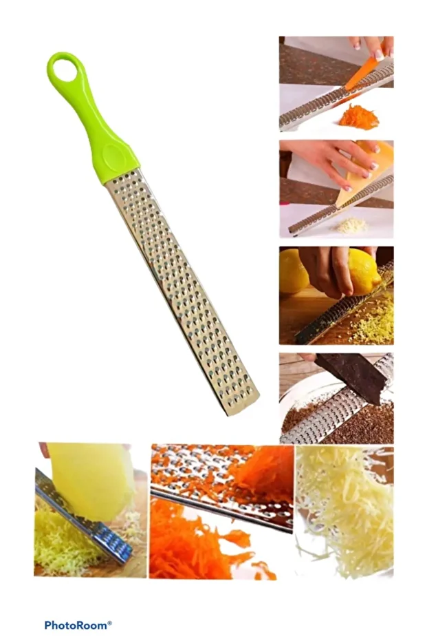 Long Lemon and Garlic Grater with Colored Handle - 2
