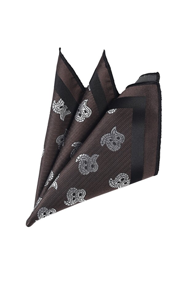 Patterned Handkerchief Brown - 1