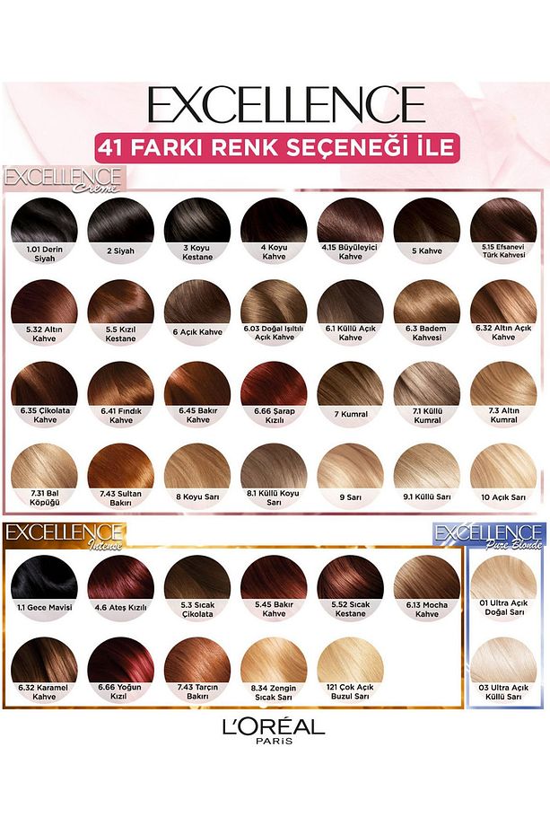 Excellence Creme Boya 8-1 Koyu Sarı Küllü 2 Adet - 2