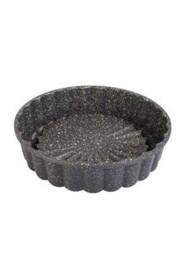 Gri Thermoad Granit Döküm Tart Kalıbı Turta Kek Kalıbı 26 cm - 3