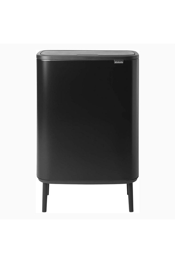 Brabantia Çöp Kutusu 30 + 30 Lt Bo Touch Dokunmatik Kapak Mat Siyah 130625 - 1