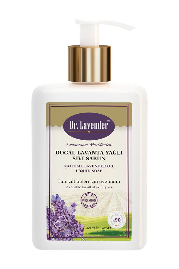 Doğal Bitkisel Lavanta Yağlı Sıvı Sabun 300 gr - 1