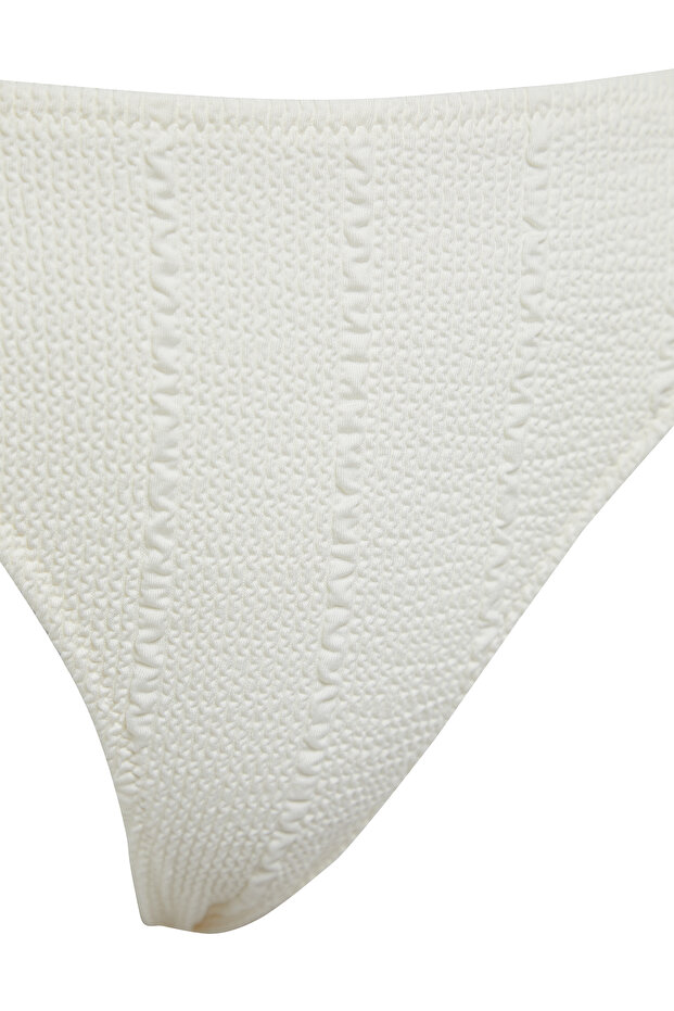 Ekru Dokulu Regular Bikini Altı TBESS24BA00036 - 4