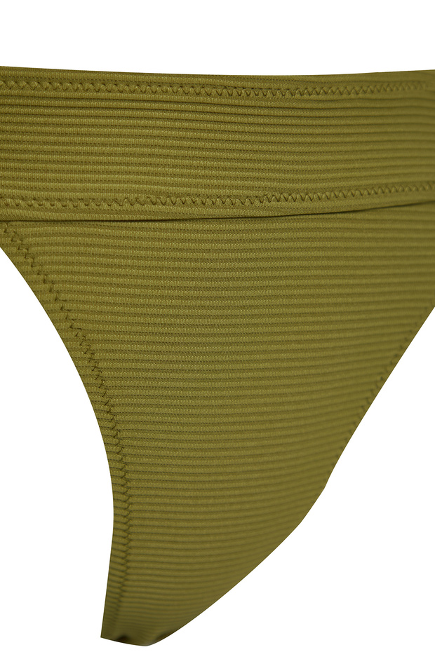 Yağ Yeşili Regular Normal Bel Bikini Altı TBESS21BA0016 - 6