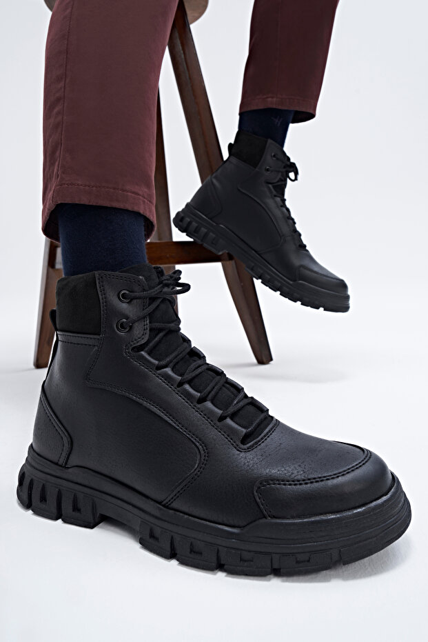 Black Men's Casual Shoes 02BOY252510A100
