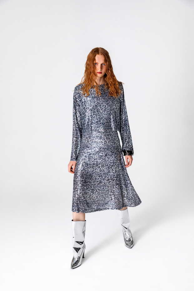 Leopard Shiny Skirt - 2