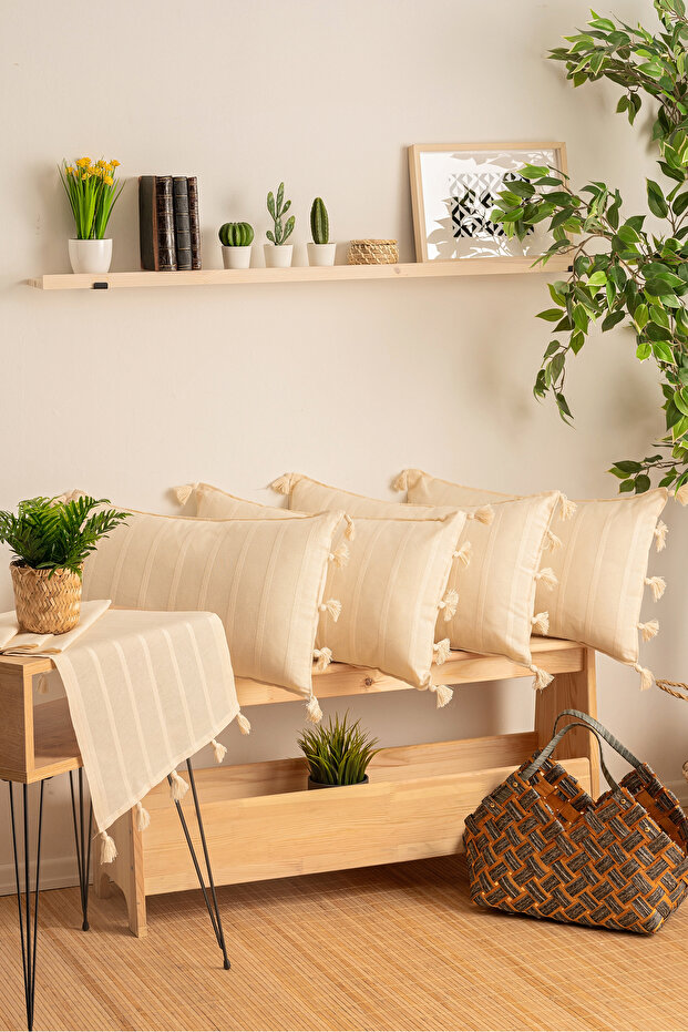 houndstooth pattern hand tufted runner - 2