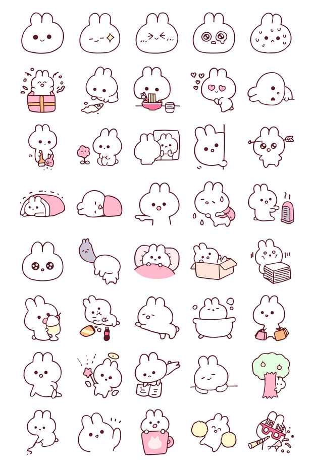 Rabbit Emoji Sticker