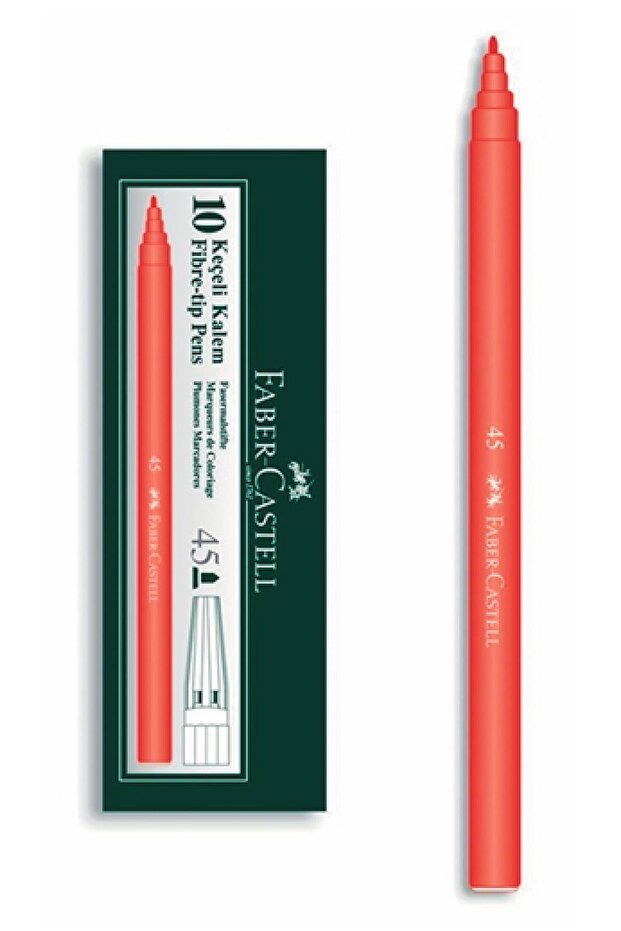 FABER SEALED PEN 45 BLACK BOX OF 10