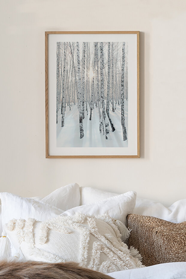 One Piece Poster Painting with Wooden Frame