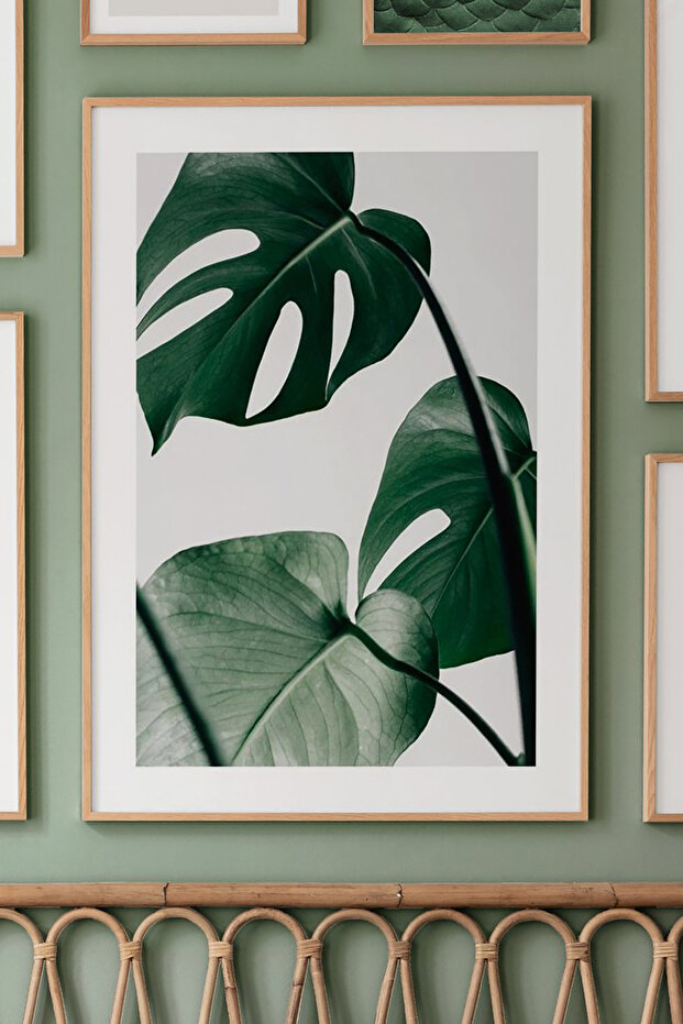 One Piece Poster Painting with Wooden Frame