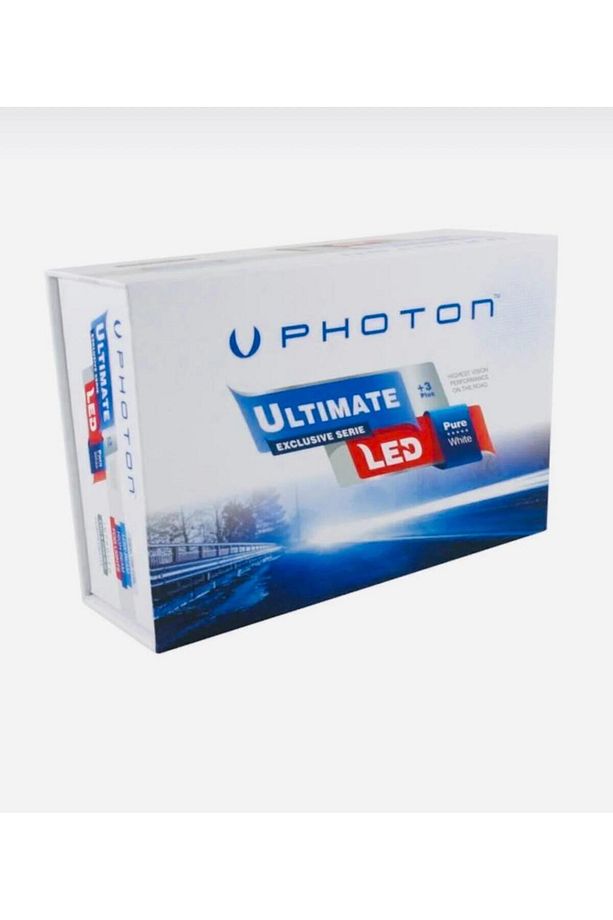 Ultimate H7 +5 Plus Yeni Nesil Beyaz 12-24V Uyumlu Led Xenon 9500 Lümen - 3