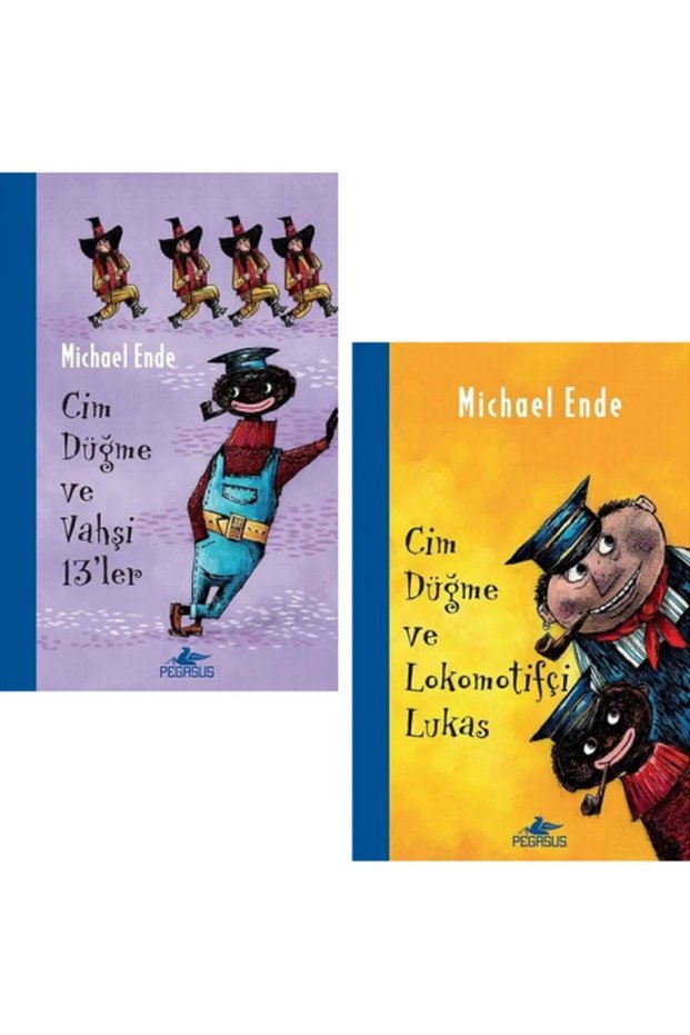 Cim Düğme Ve Lokomotifçi Lukas - Cim Düğme Ve Vahşi 13'ler / 2 Kitap Takım - Michael Ende