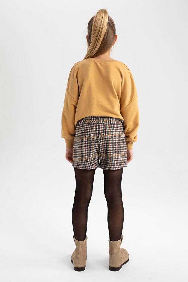 Kız Çocuk Kareli Şort A8001a823au - 8