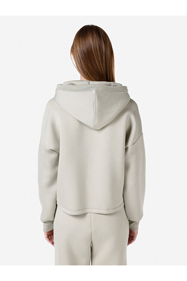 Yeşil Kadın Sweatshirt - 2