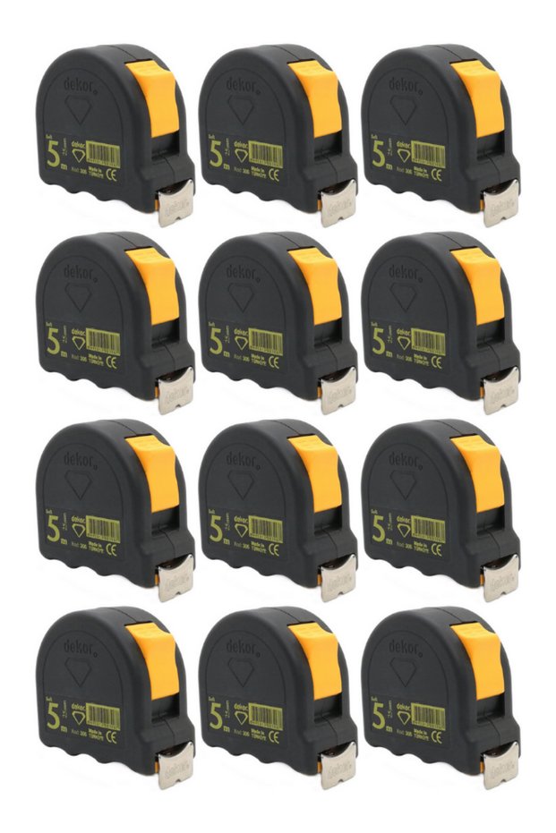 STRIP METER 5X25 1 PACK (12 Pieces) Black
