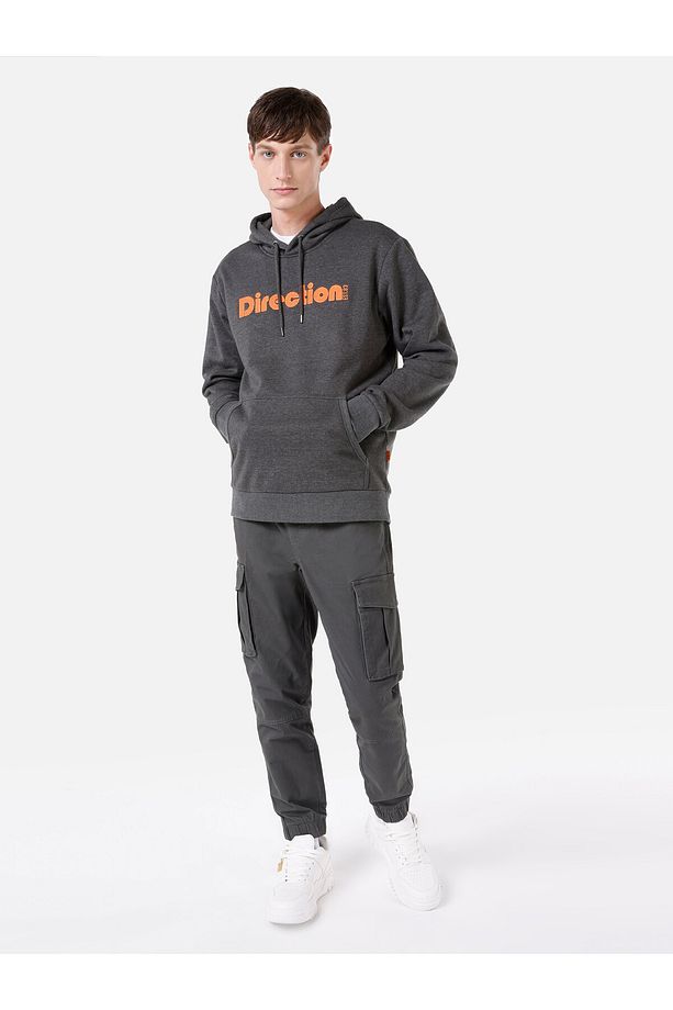 Antrasit Erkek Sweatshirt - 3