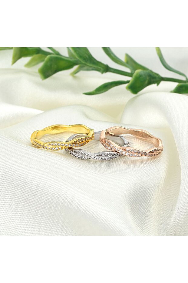 Gümüş Örme Tamtur Yüzük - 5