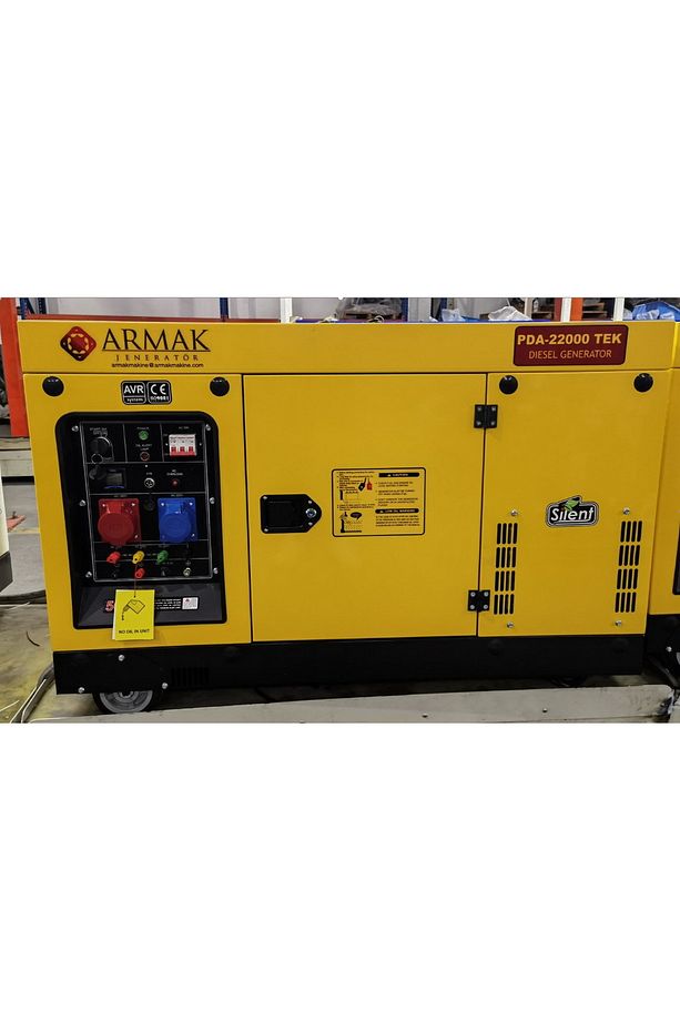PDA-22000 TEK TRİFAZE KABİNLİ DİZEL PORTATİF JENERATÖR - 1