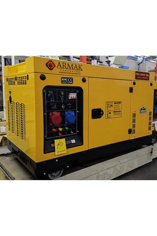 PDA-22000 TEK TRİFAZE KABİNLİ DİZEL PORTATİF JENERATÖR - 2