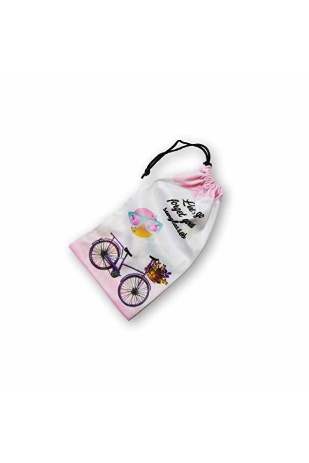 Bicycle Patterned Glasses and Screen Cleaning Set - 2