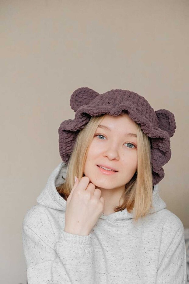 Örgü bucket ayı bere - 2