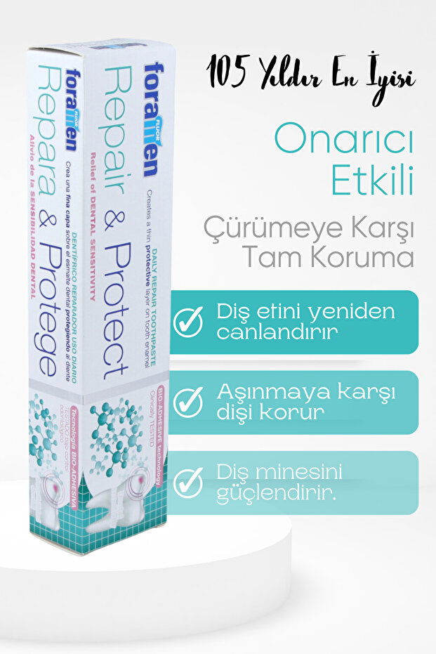 Repair & Protect Gingival & Tooth Enamel Repair Extra Freshness Toothpaste 75 Ml/90 gr