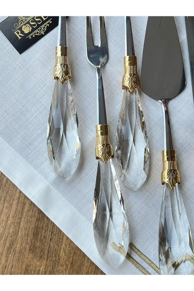 Daimond Servis Sunum Kaşık Seti 5 Parça - 3