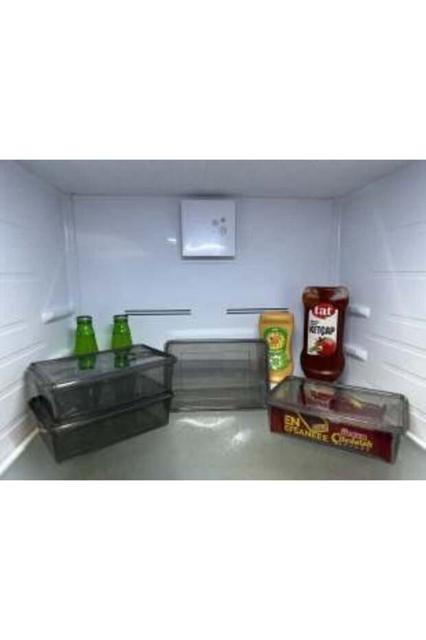 Storage Container Anthracite 1lt 10 Pieces Self Lid Locking, Freezer, Food Convenient PP (19*13*6cm) - 7