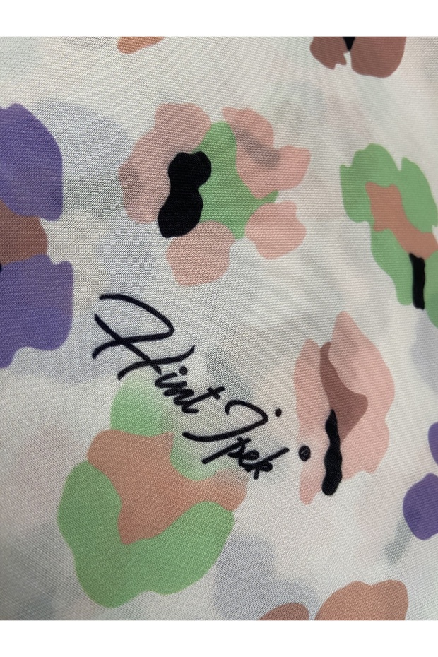 Non-slip soft cotton flower scarf - 4