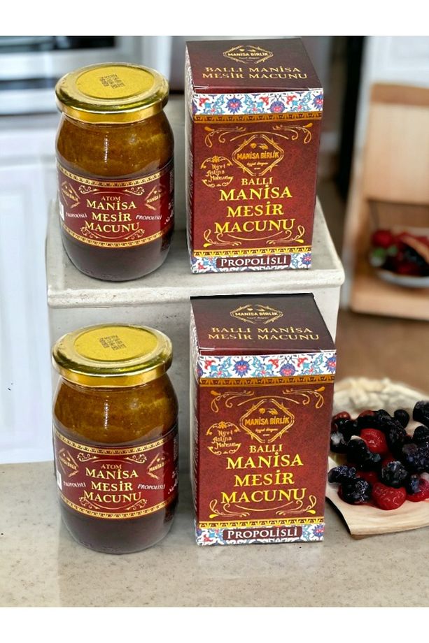 Manisa Mesir Macunu Ballı Atom Karışım 400 gr 2 Adet - 7