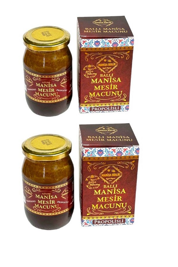 Manisa Mesir Macunu Ballı Atom Karışım 400 gr 2 Adet - 5