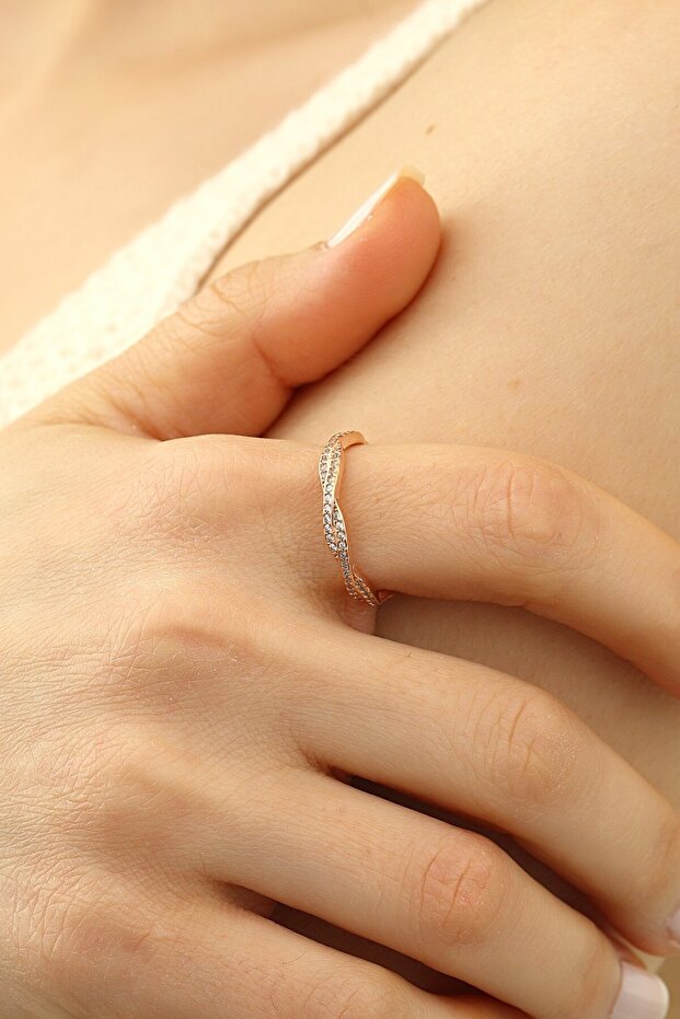 Gümüş Örme Tamtur Yüzük - 4