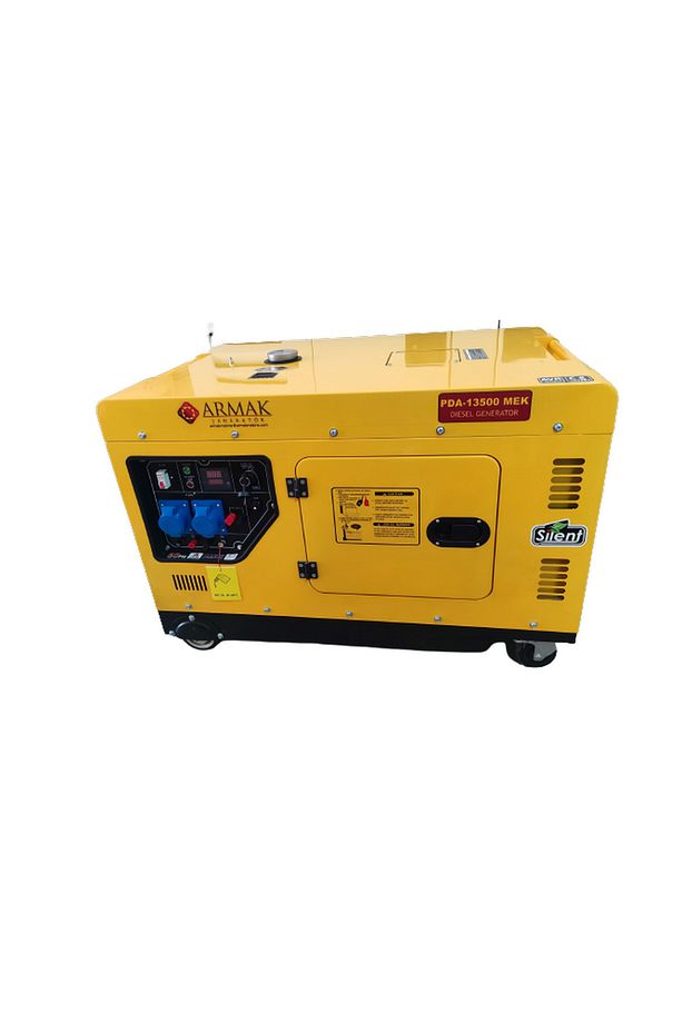 PDA-13500 TEK 13,5 KVA DİZEL KABİNLİ TRİFAZE PORTATİF JENERATÖR - 1