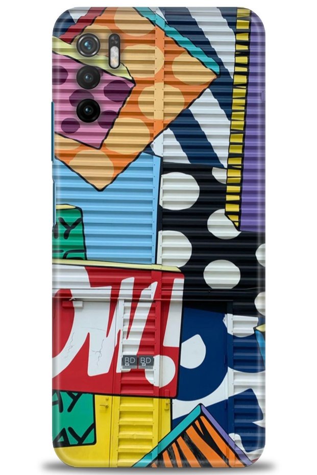 Xiaomi Redmi Note 10 5g Case Hd Printed Case - Graffiti + Full Screen Protector