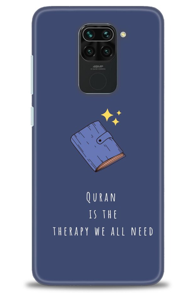 غلاف هاتف Xiaomi Redmi Note 9 مطبوع عالي الدقة - قرآن + واقي شاشة كامل