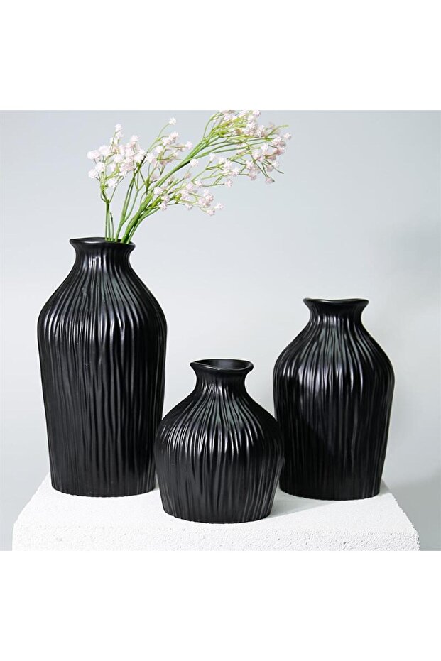 Dublin Orta Vazo Siyah - 6