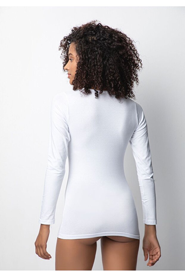 Kadın Bisiklet Yaka Body - 5