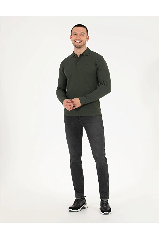 Slim Fit Basic Sweatshirt - 2