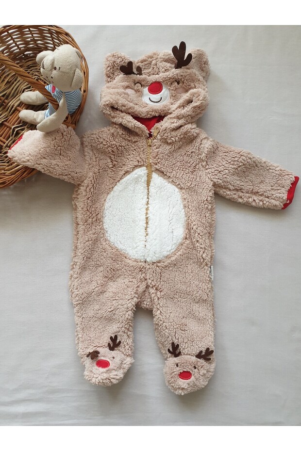 Sevimli Geyik Noel Tulum - 1