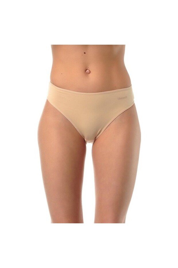 Basic Slip 2-Piece Cotton Lycra Panties Skin Colored